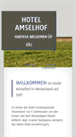 Mobile Screenshot of hotel-amselhof.de